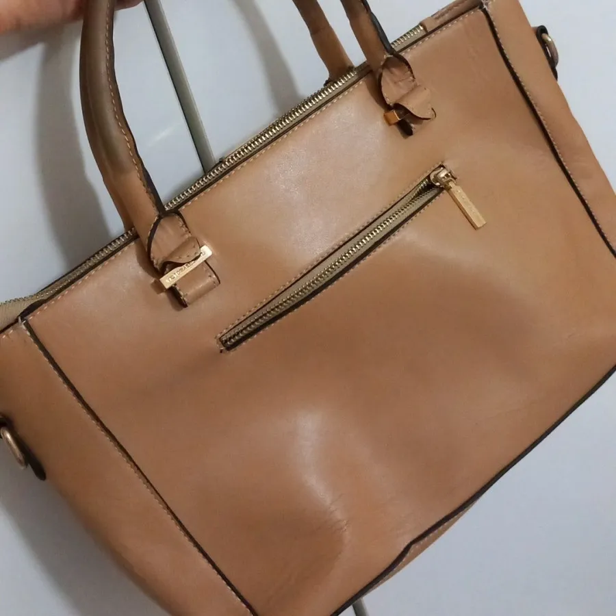 کیف چرم نسکافه ای
