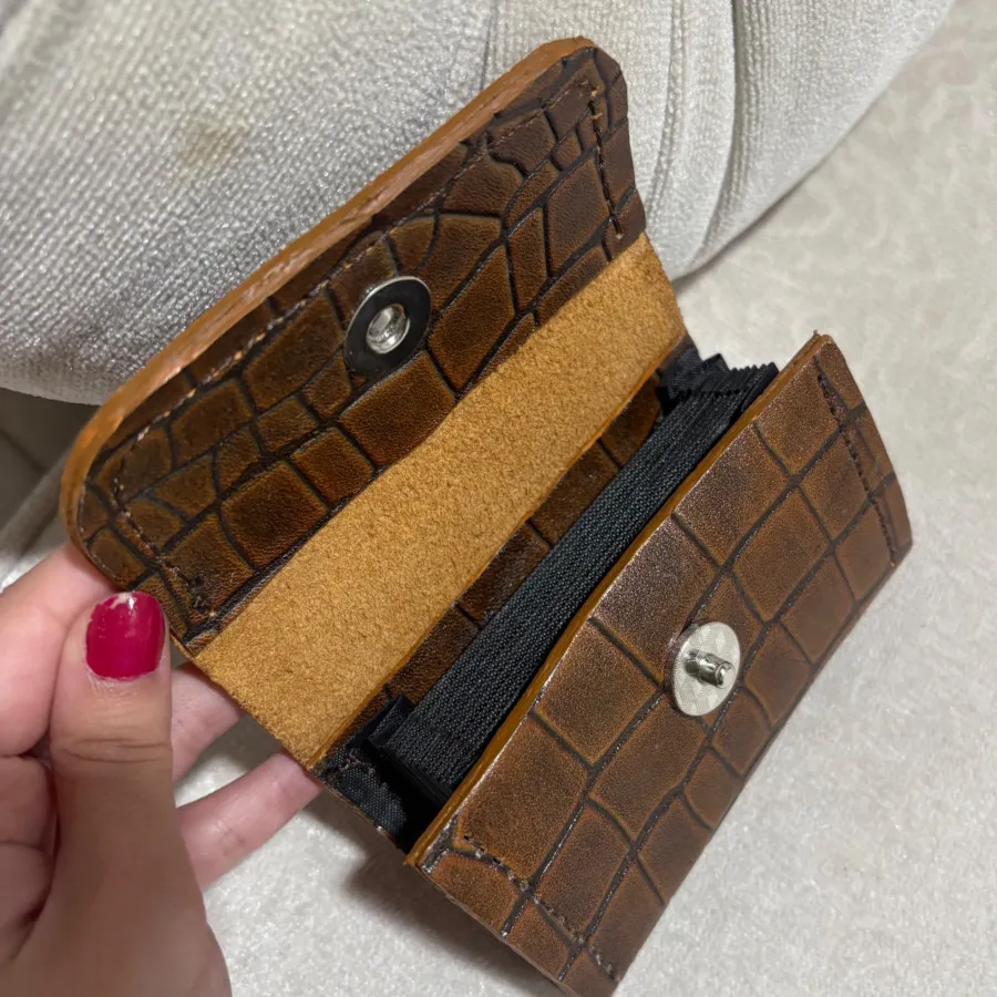 کیف کارت چرم دست دوز