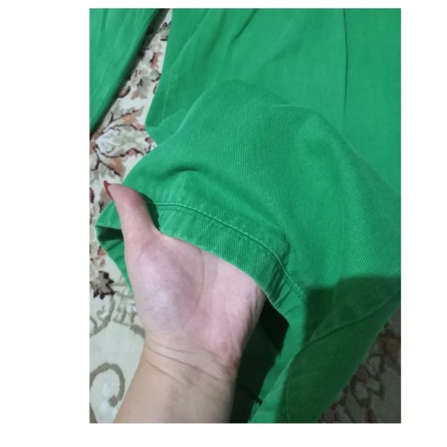 شلوار جین بگ سبز