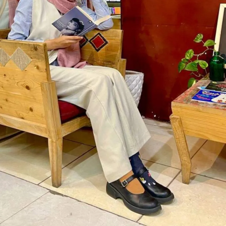 کفش چرم مری جین
