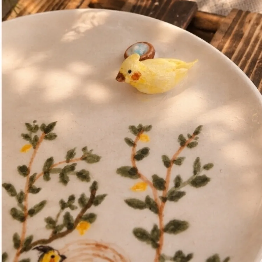 بشقاب سرامیکی‌،دستساز