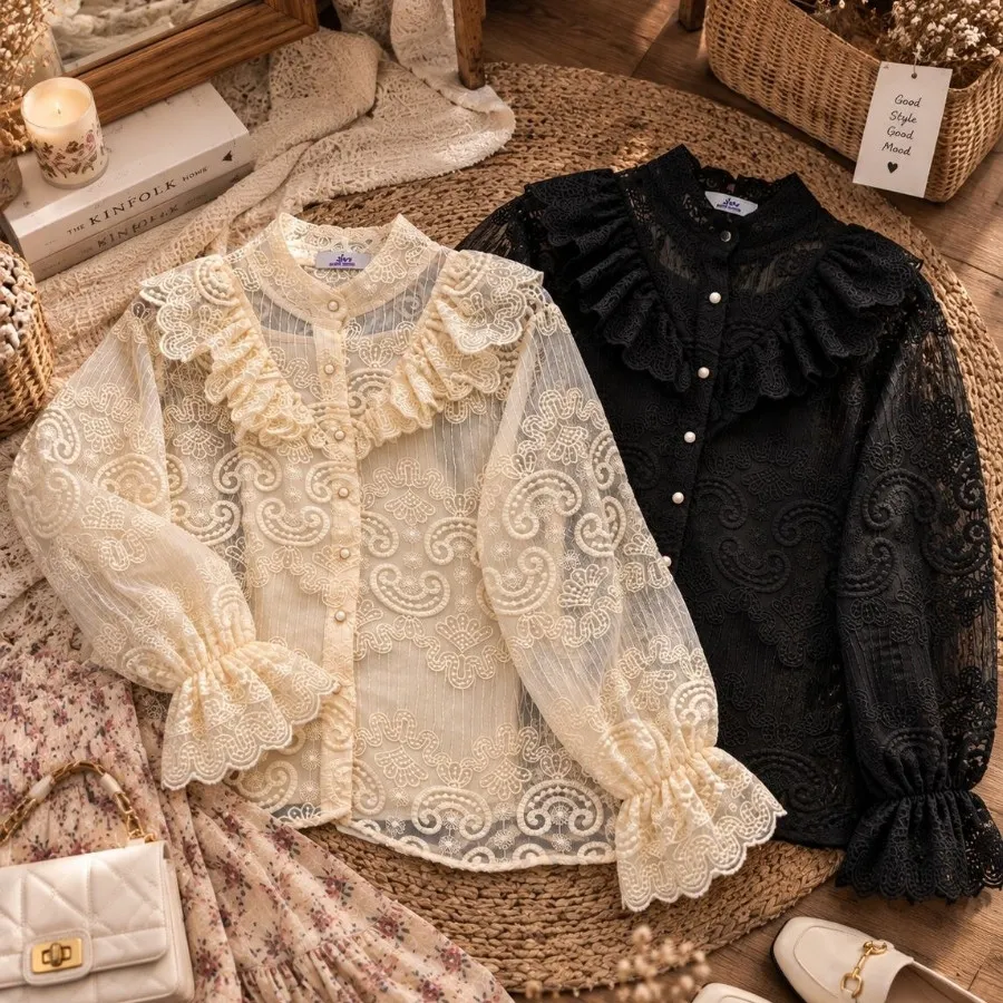 شومیز وتاپ گیپور مجلسی