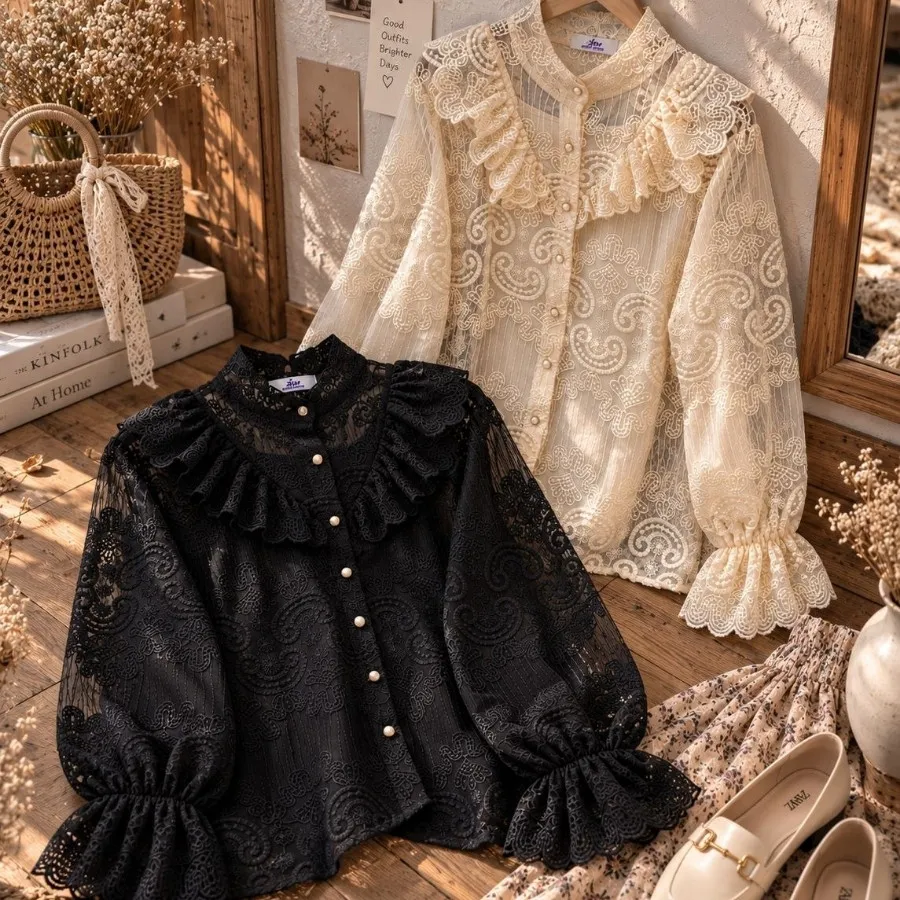 شومیز وتاپ گیپور مجلسی
