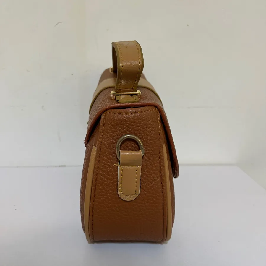 کیف چرم عسلی