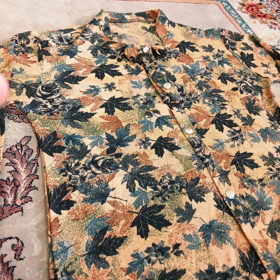 تونیک طرح برگ