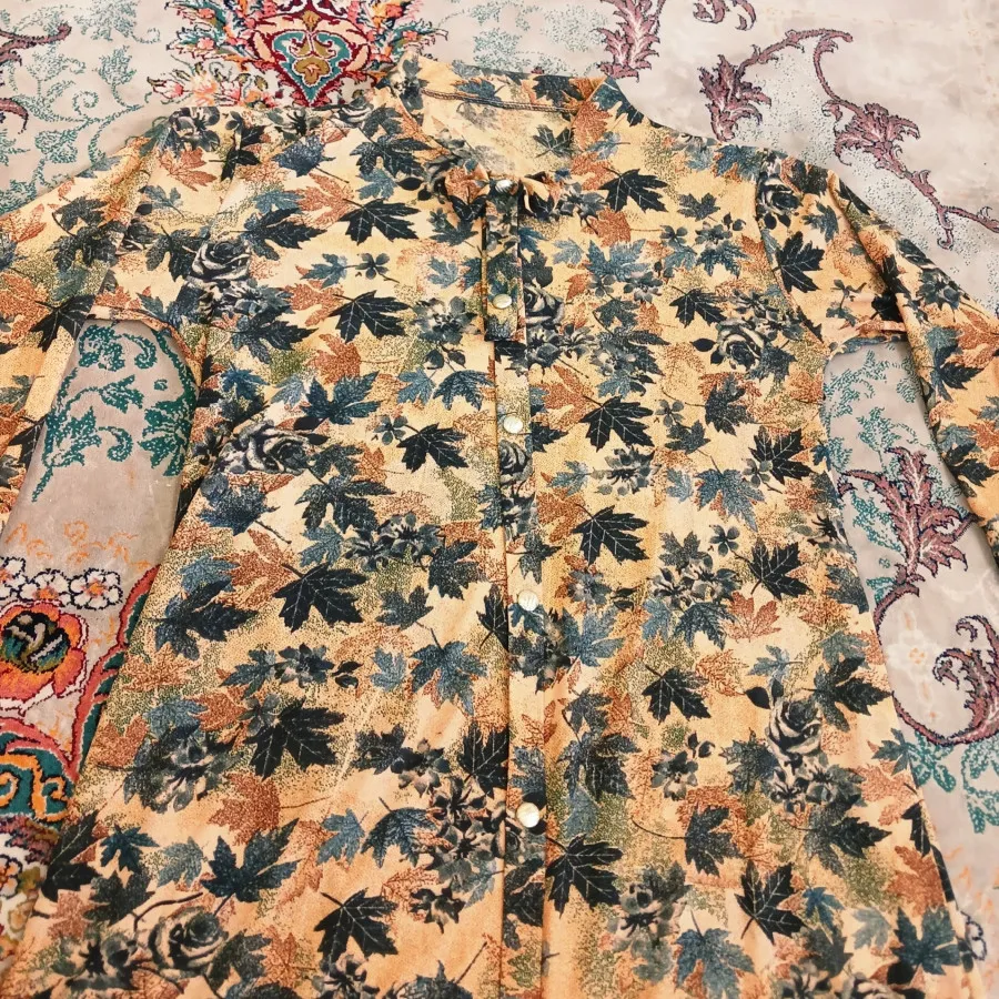تونیک طرح برگ