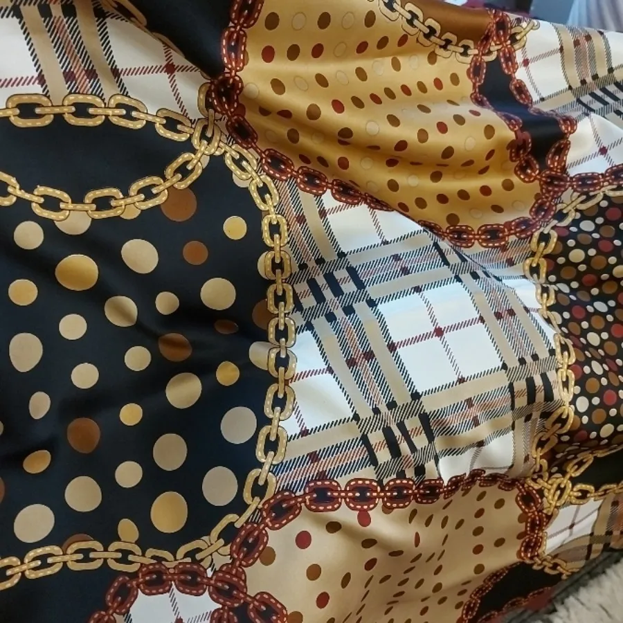 روسری مجلسی طلاکوب
