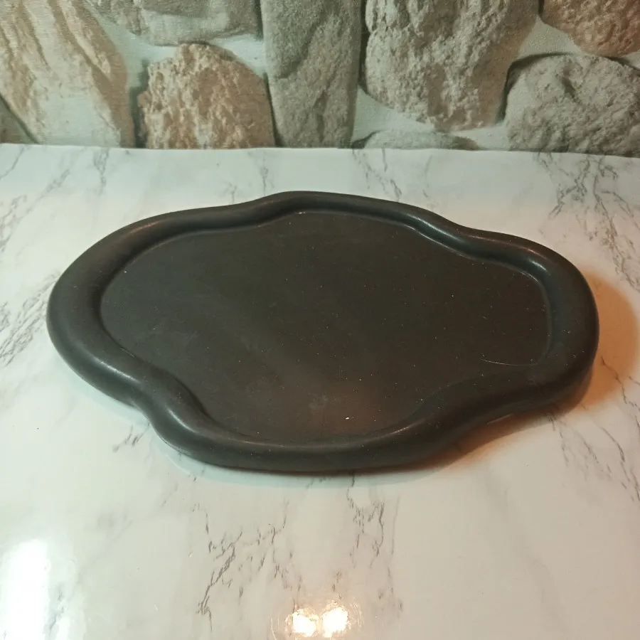 سینی بیضی دفرمه سنگی