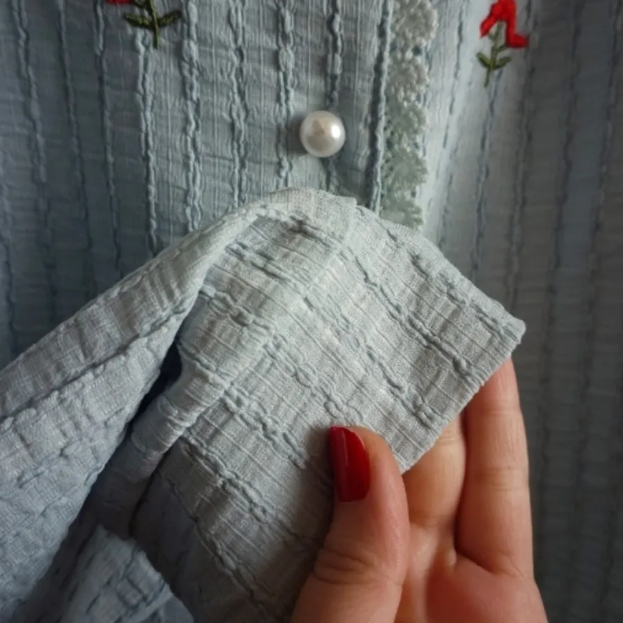 شومیز عروسکی گلدوزی شده
