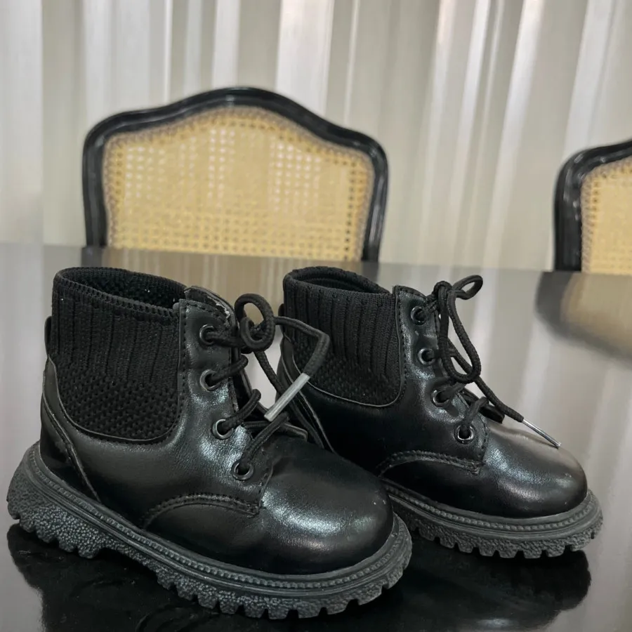بوت طرح چرم بچگانه