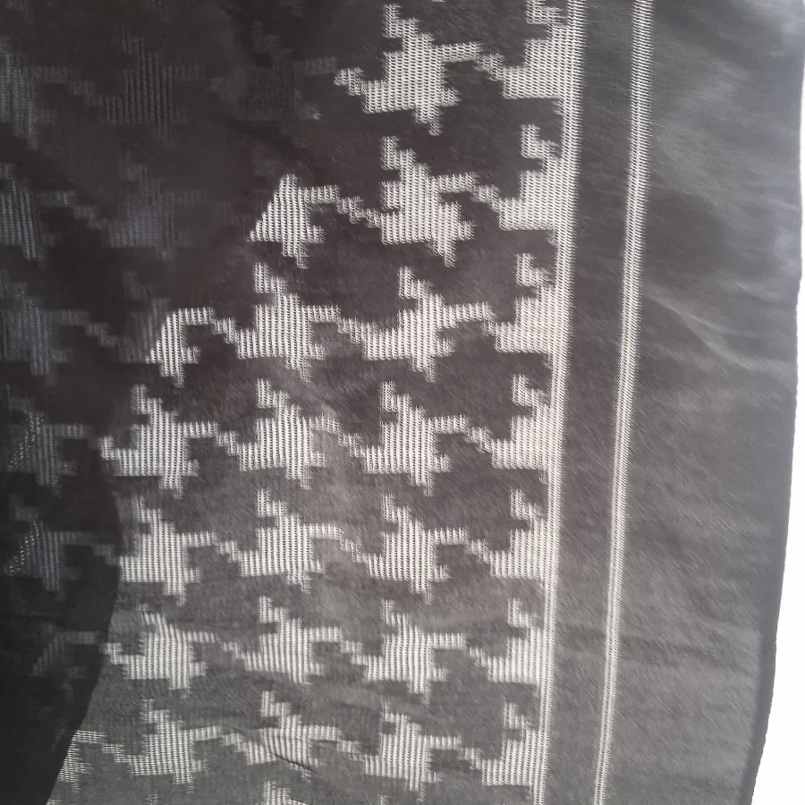 روسری ساتن مشکی