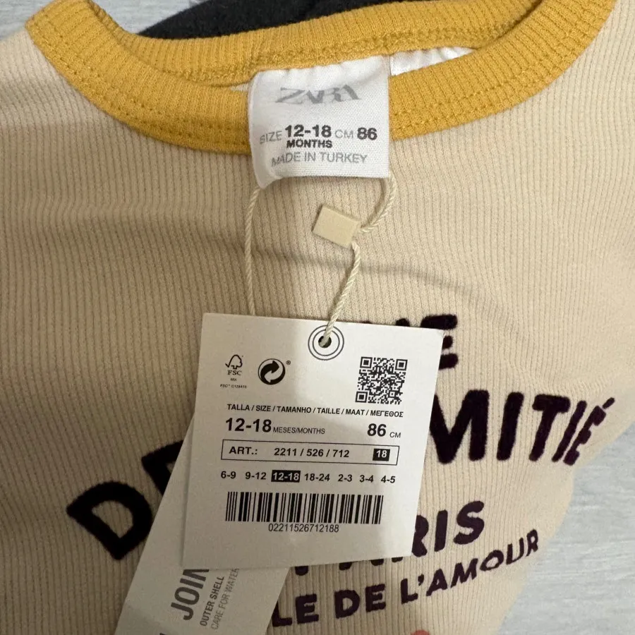 تیشرت زارا اورجینال