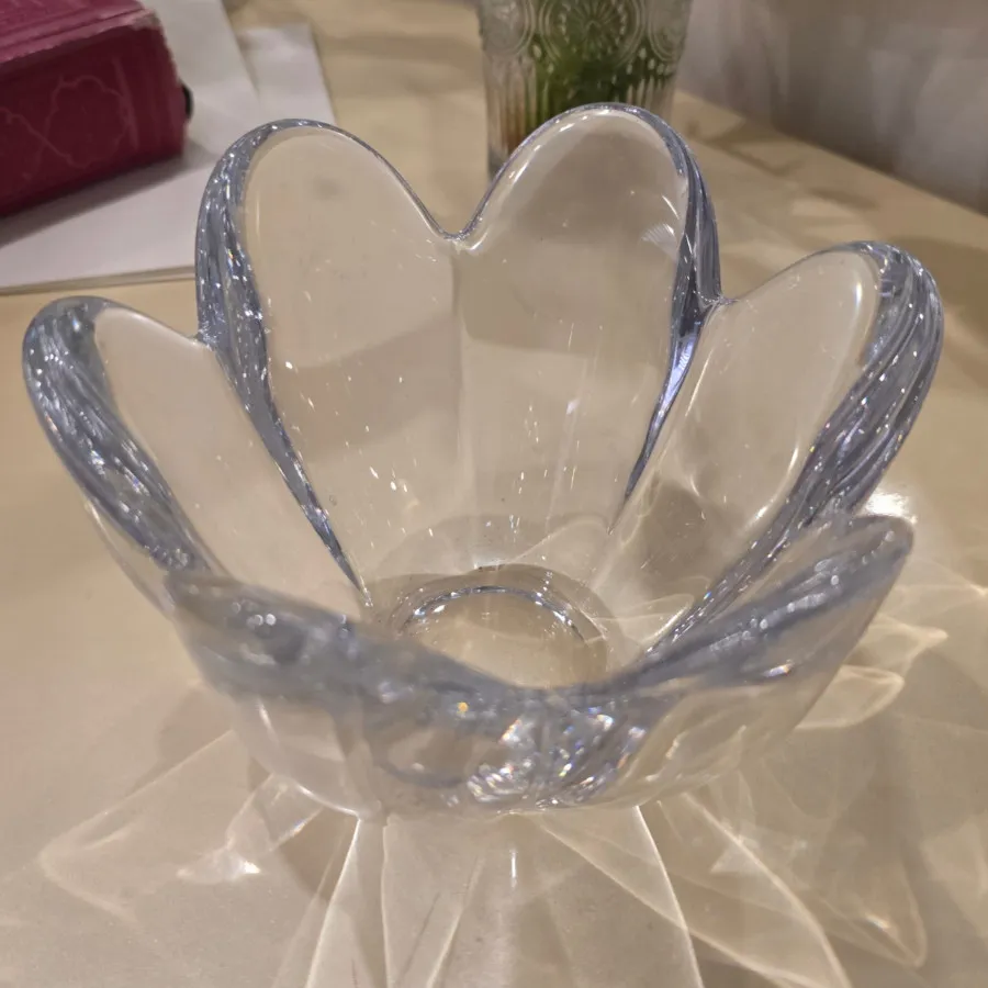 کاسه اجیل خوری کریستال چک