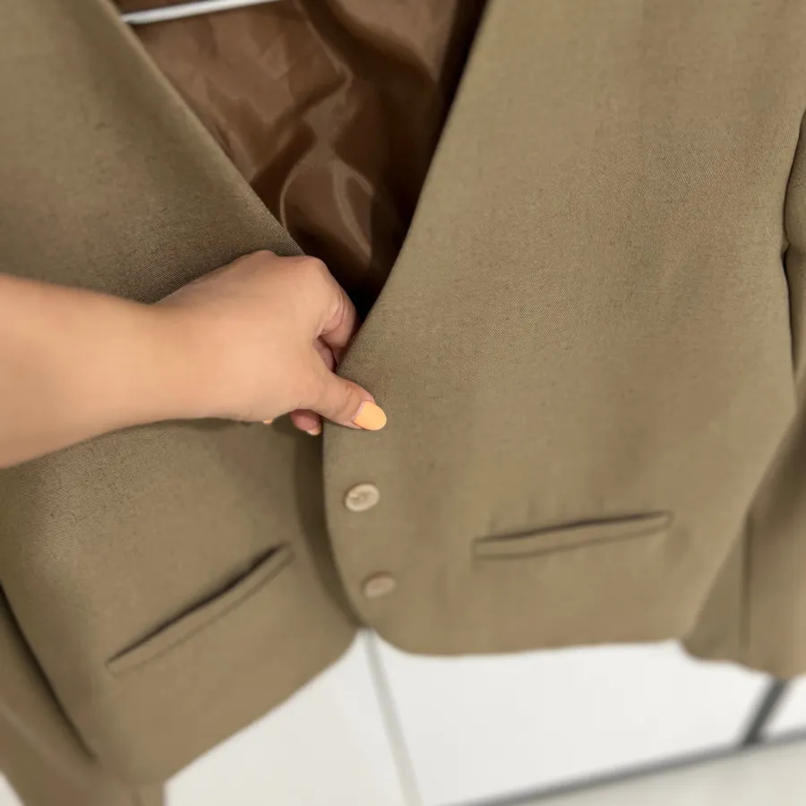 کت کراپ وارداتی ترنچ کت