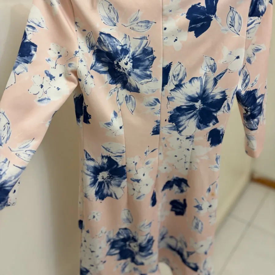 باسی صورتی گل دار zara