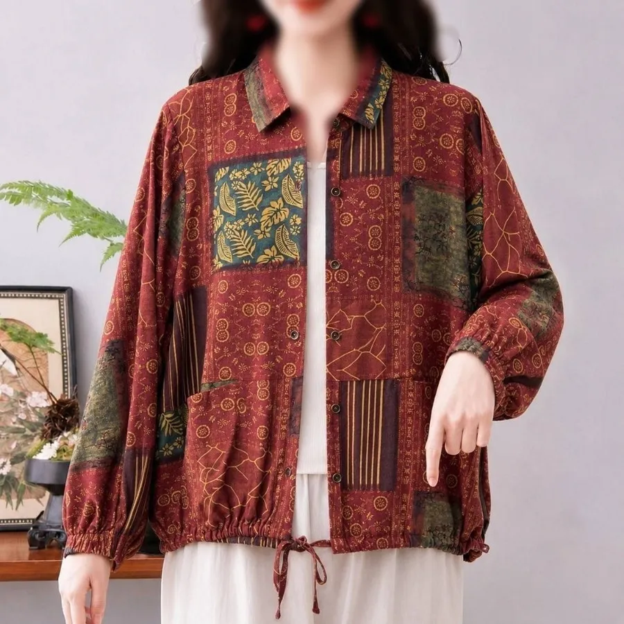 شومیز لینن پاییزه