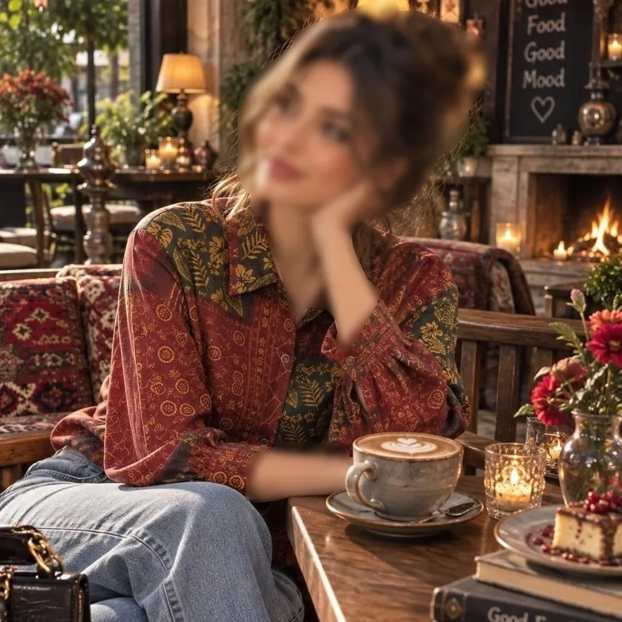 شومیز لینن پاییزه