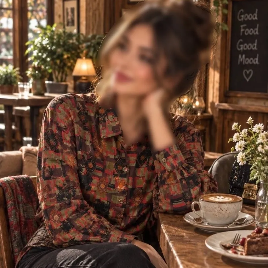 شومیز لینن پاییزه