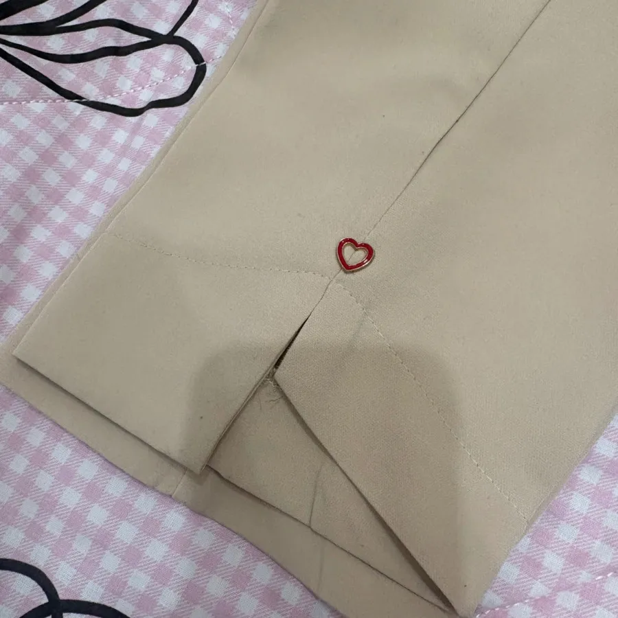شلوار پارچه ای کرم