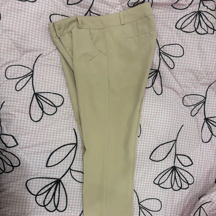 شلوار پارچه ای کرم