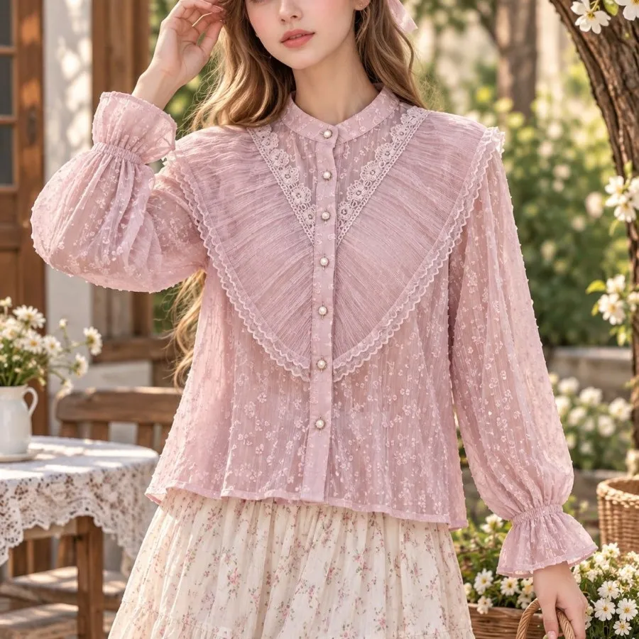 شومیز وتا گیپور گل برجسته
