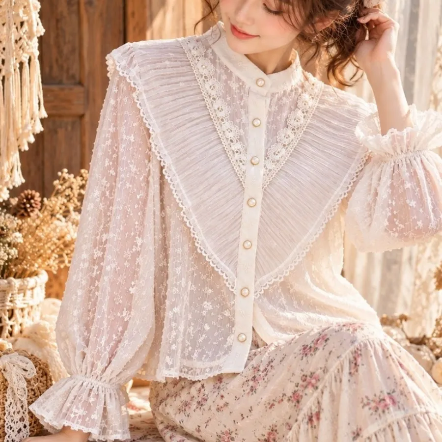 شومیز وتا گیپور گل برجسته