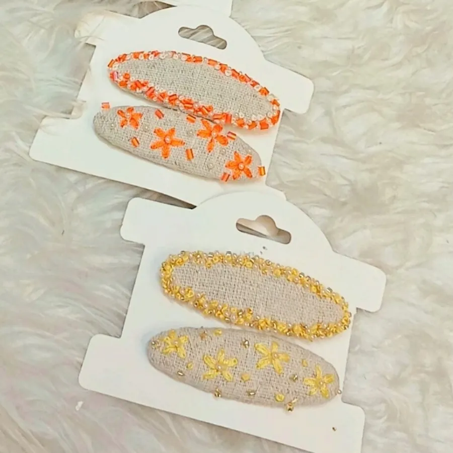 گیره مو گلدوزی