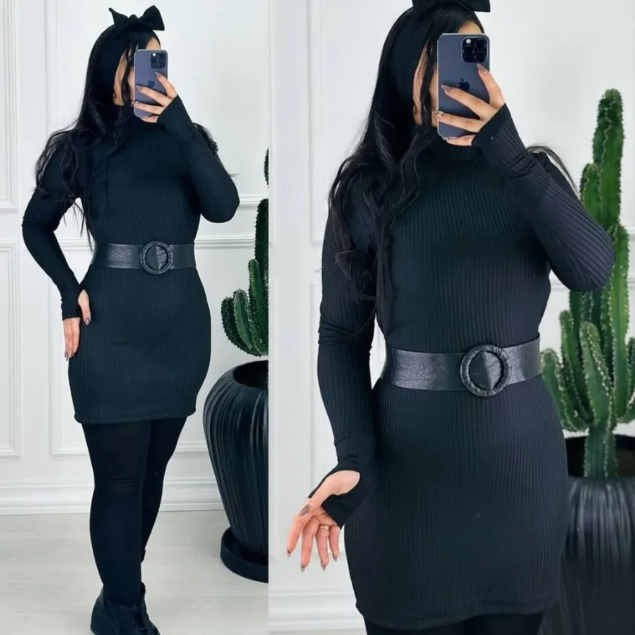 بلوز بیسیک آستین فینگری