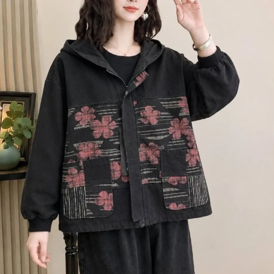 کت جین فشن کلاهداراورسایز