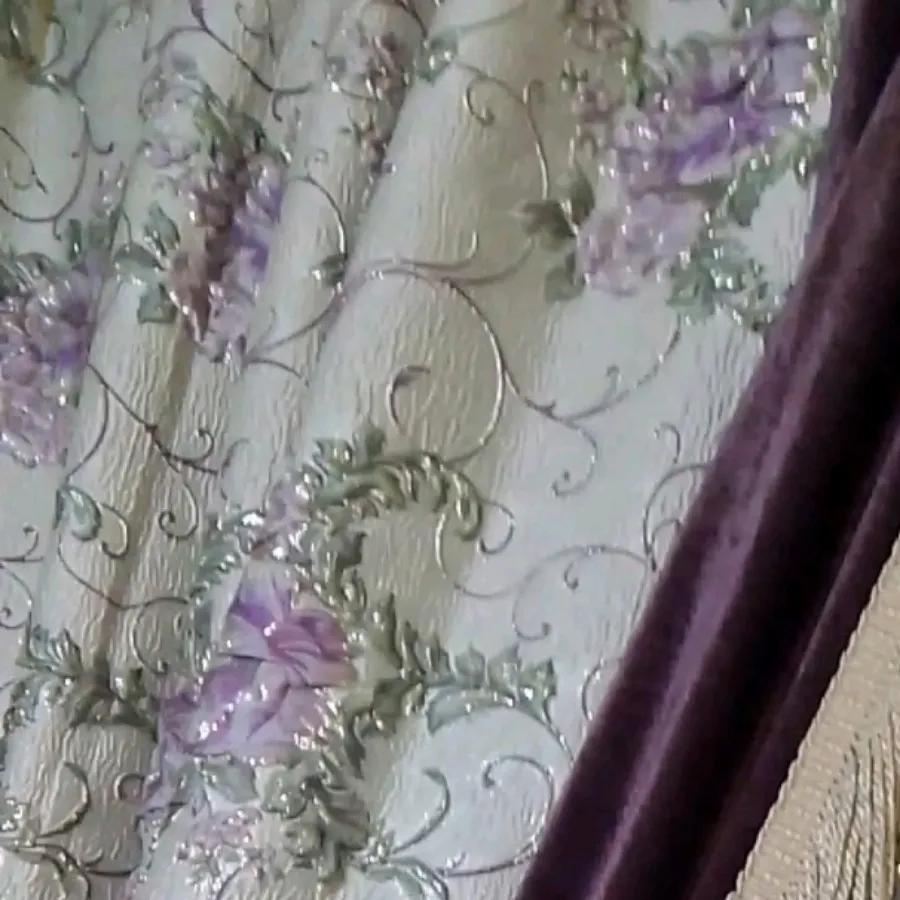 پرده کناره مخمل وژاکارد