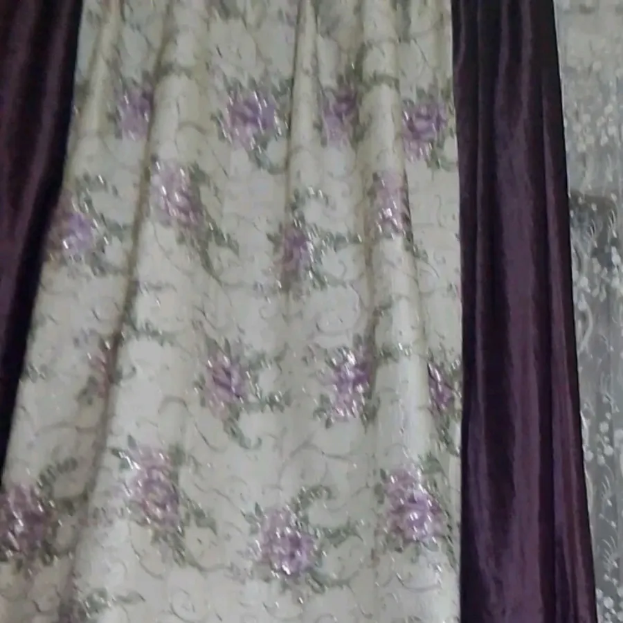 پرده کناره مخمل وژاکارد