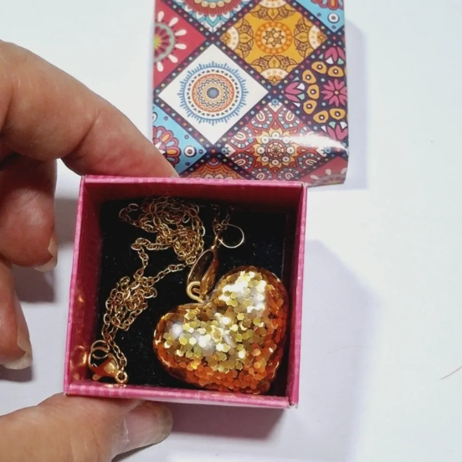 گردنبند قلب طلایی