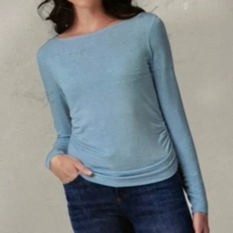 بلوز پاییزه آبی سایزm