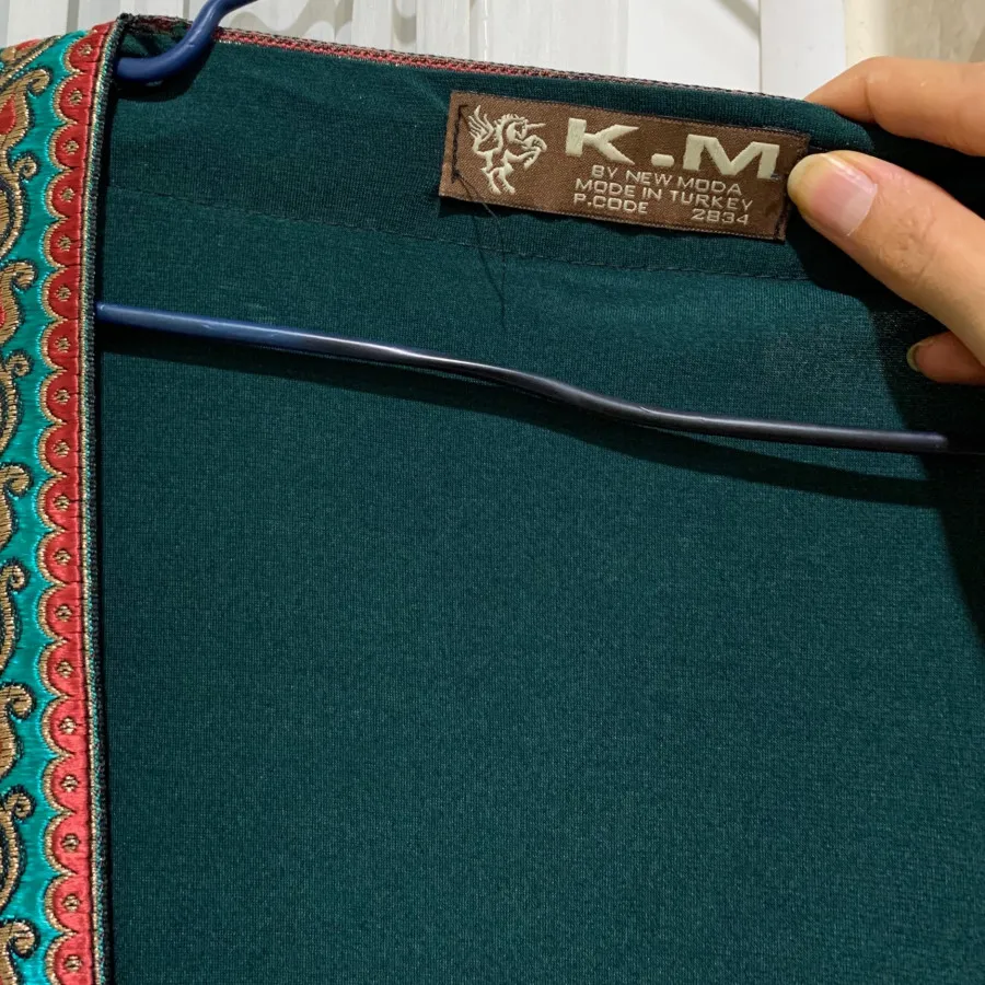 مانتو عبایی سبز