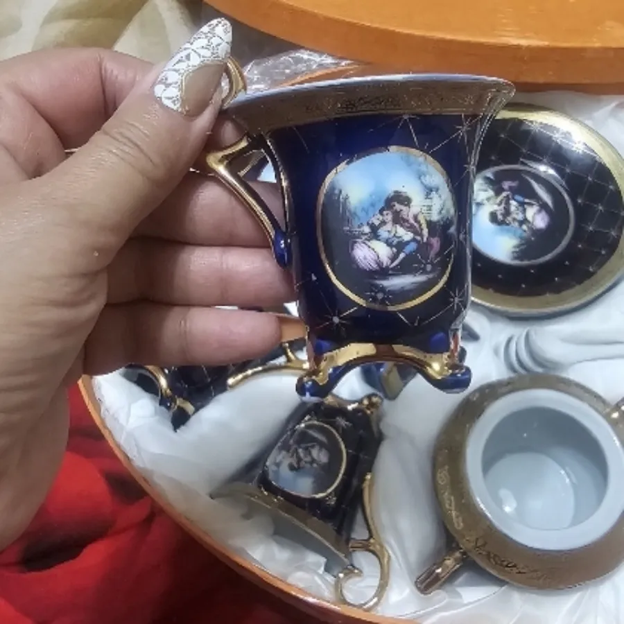 سرویس قهوه خوری لاجوردی