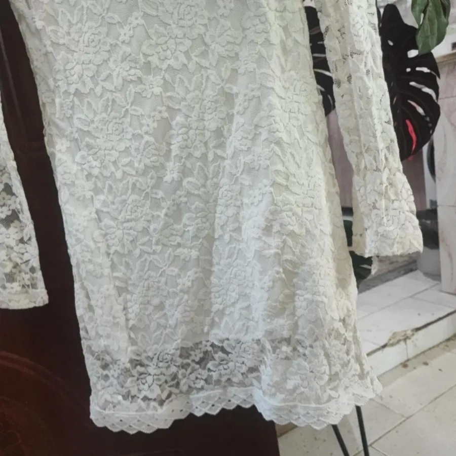 شومیز بلند دانتل یا گیپور