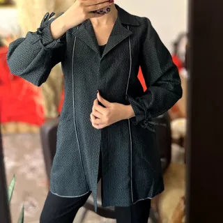 مانتو مزونی مغذی دوزی شده