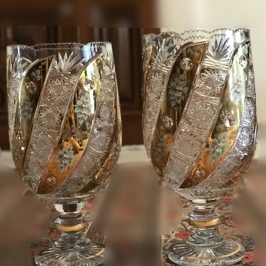 گلدان بزرگ کریستال