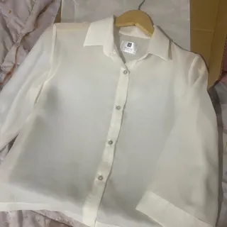 شومیز شیشه ای سفید
