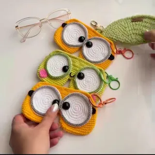 کاور عینک  دست بافت