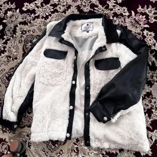 کاپشن چرم و خز