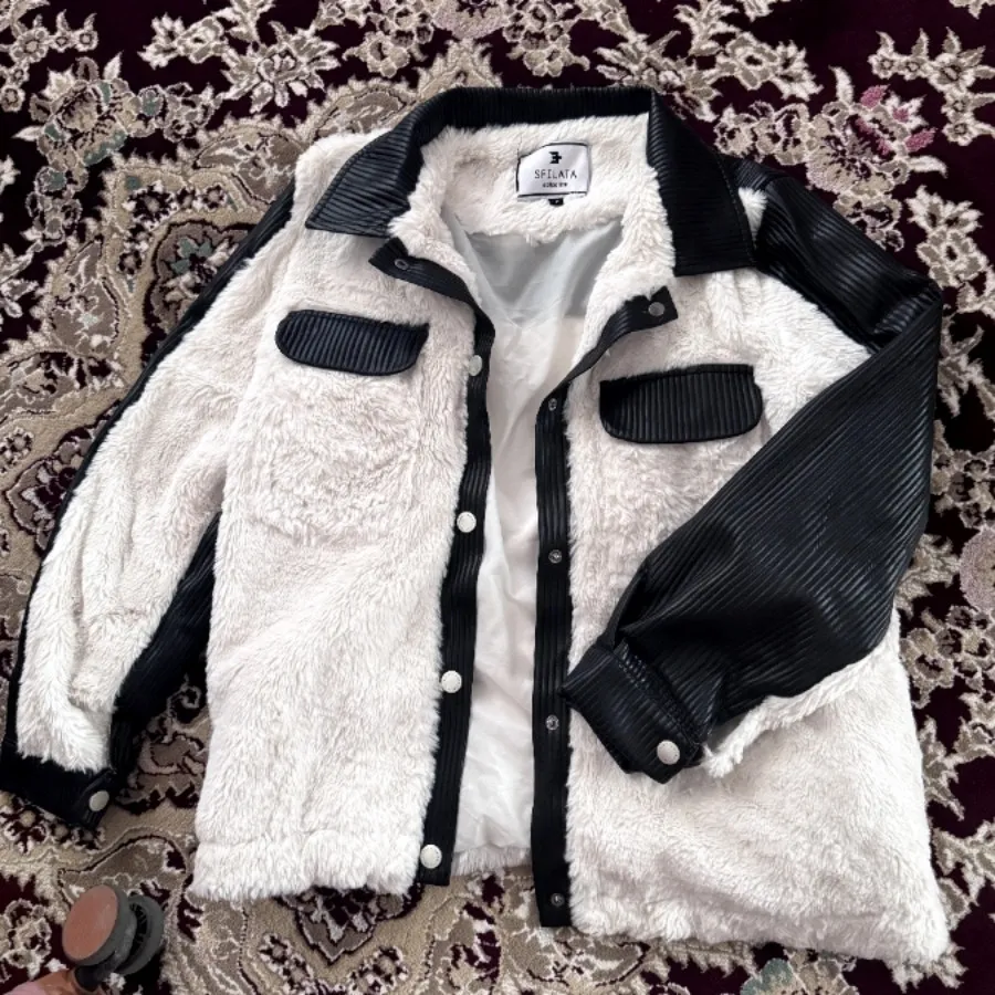 کاپشن چرم و خز