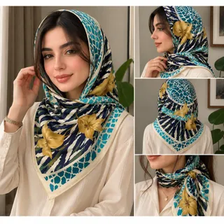 روسری ساتن ابریشم برند