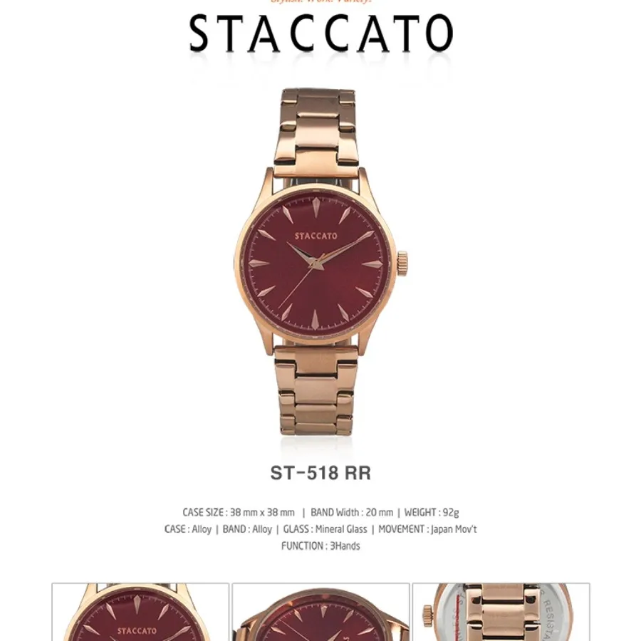 ساعت مچی استیل STACATO