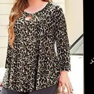 بلوز مخمل شیک سایز بزرگ