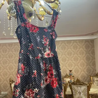 پیراهن مجلسی خالخالی
