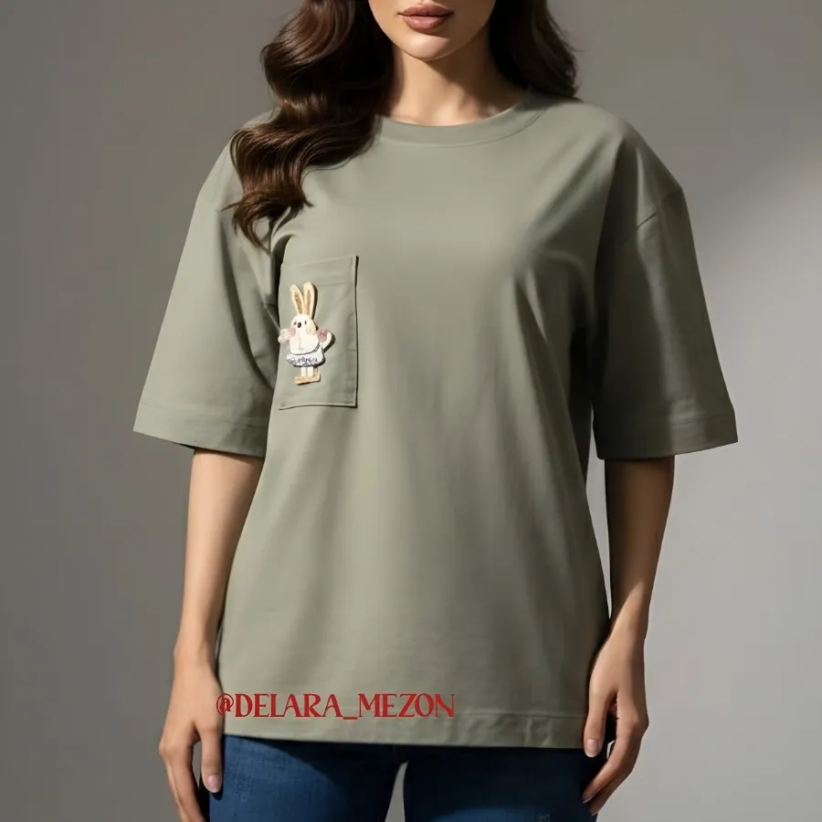تیشرت استیکردار