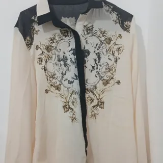 شومیز حریر نباتی