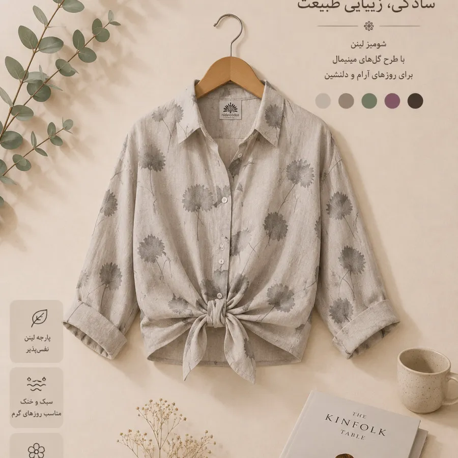 شومیزه جلو پیچ