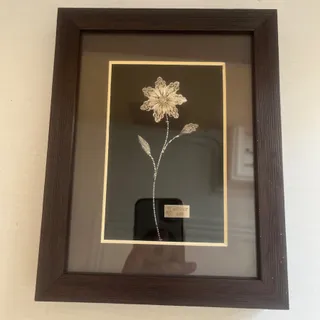 تابلو گل (نقره)زمانی